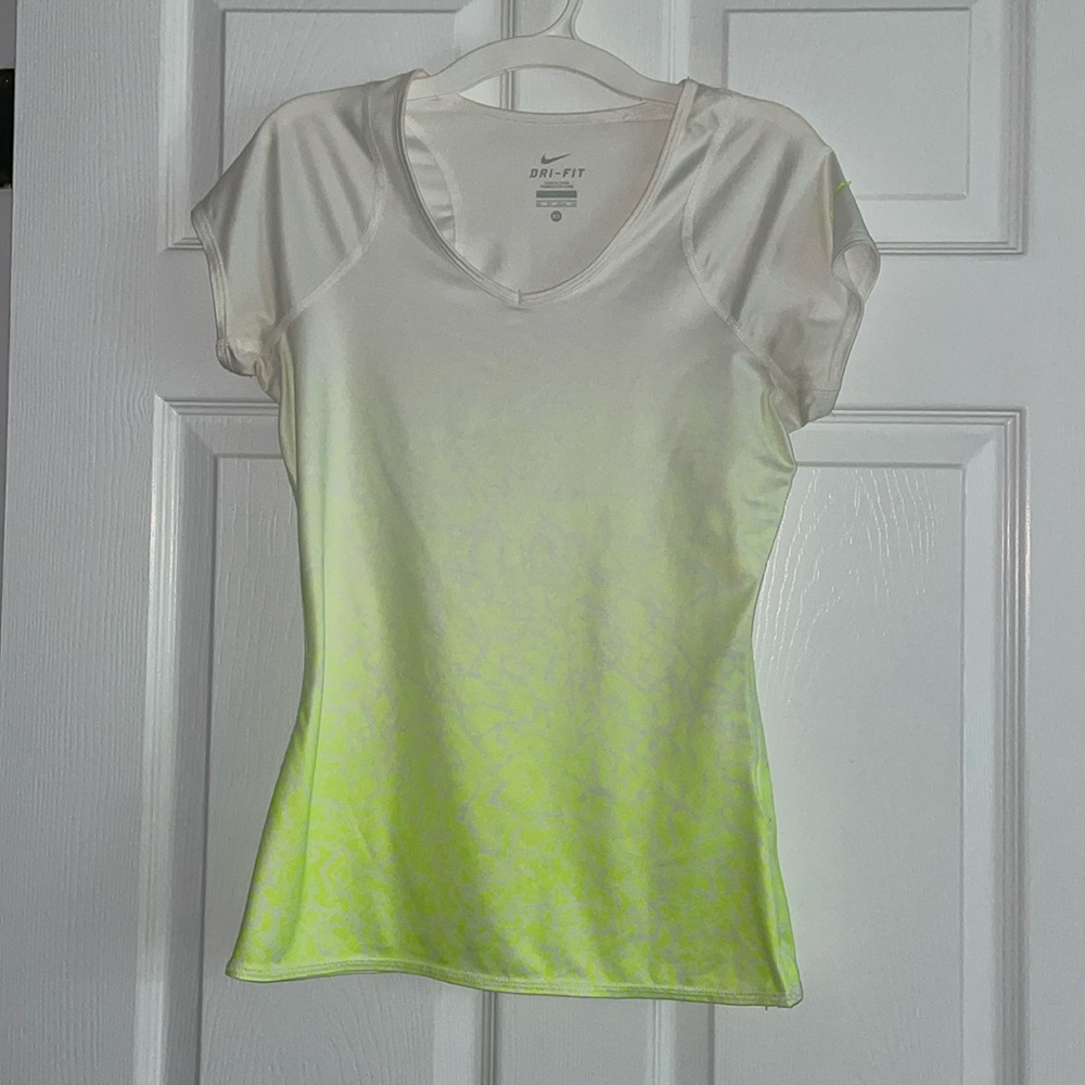 Nike Neon Dri-fit Tennis Top (part of a set)